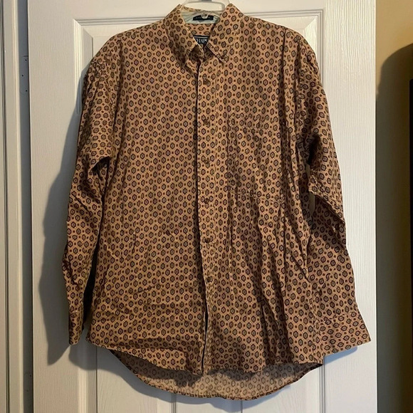 Ralph Lauren X Chaps men’s vintage button down shirt size medium - Picture 1 of 8